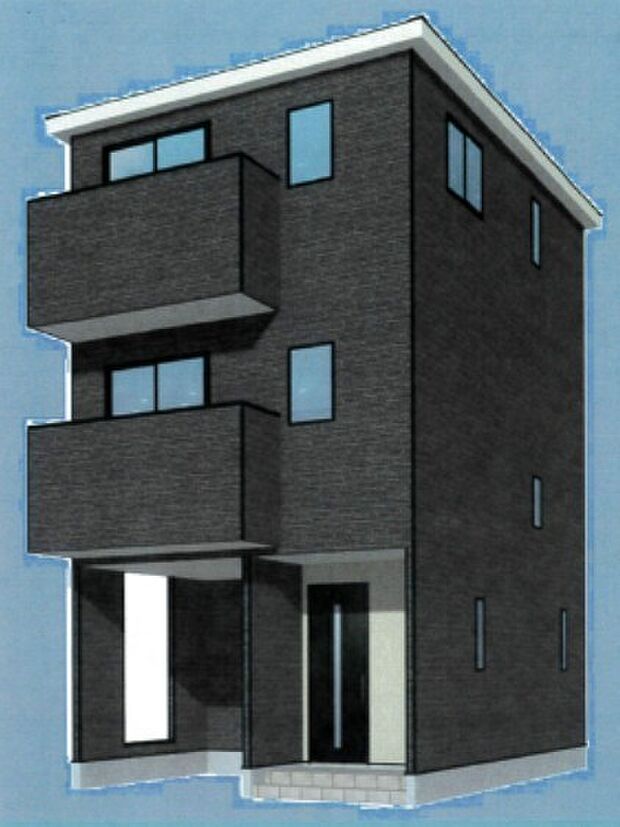 完成イメージです。黒ベースのスタイリッシュな外観です。