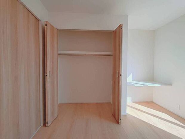 大容量の収納スペースで住空間もスッキリ広々。 