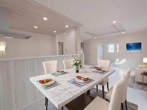 CGで家具を配置しております。家具配置のイメージにご覧ください。 