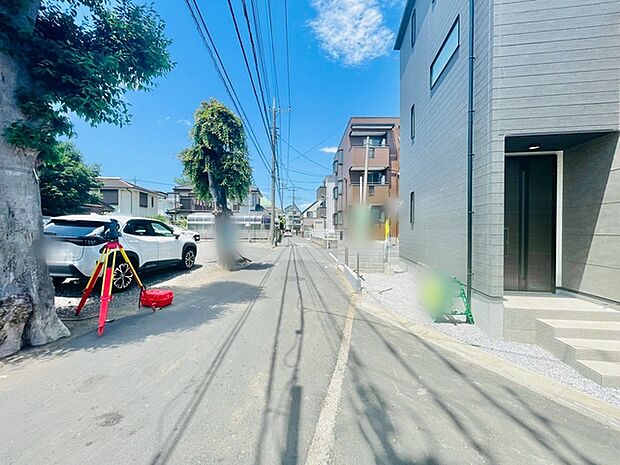 前面道路含む現地写真 