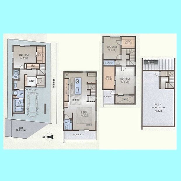 現況と図面が異なる場合は、現況を優先とさせていただきます。
