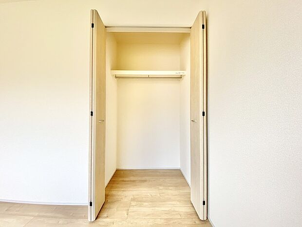 部屋に設けた収納は、住みやすさへのこだわり。