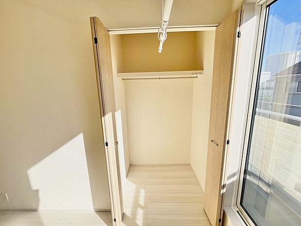 大容量の収納スペースで住空間もスッキリ広々。