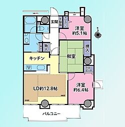 間取図画像 3LDK