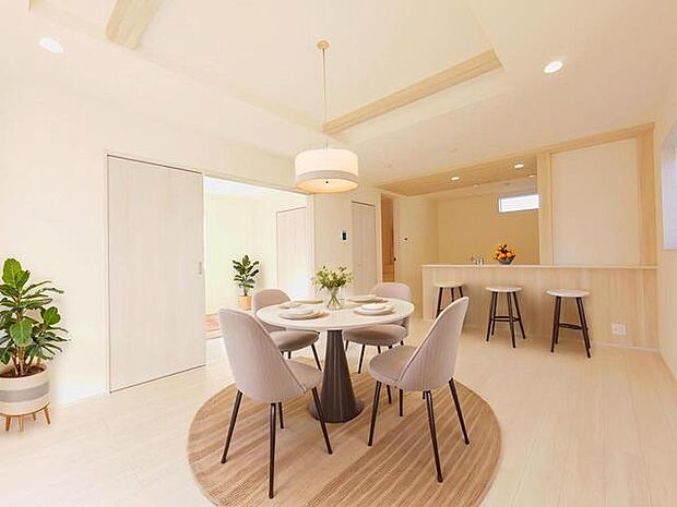 CGで家具を配置しております。家具配置のイメージにご覧ください。