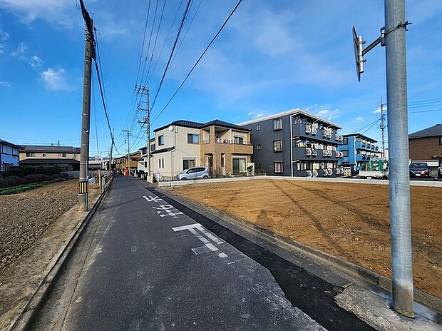 前面道路含む現地写真 