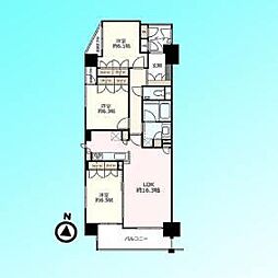 間取図画像 3LDK