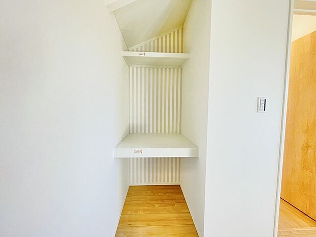 部屋ごとに設けた収納は、住みやすさへのこだわり。 