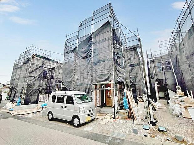 今なら建築中の住まいをご覧いただけます。構造体の質問もお気軽に。 
