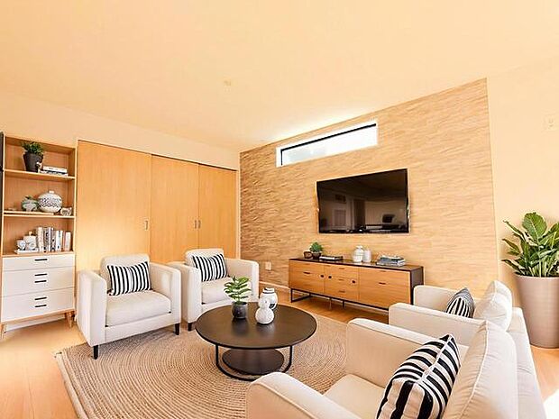 CGで家具を配置しております。家具配置のイメージにご覧ください。