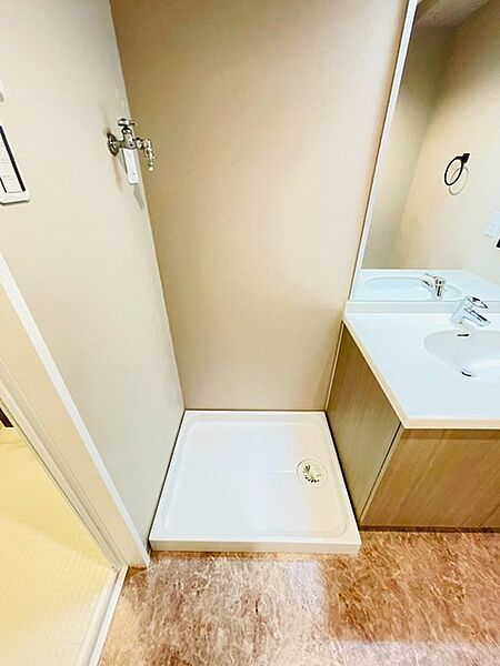 洗濯機防水パンがあります。