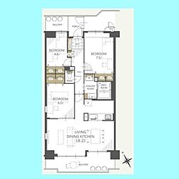 間取図画像 3LDK