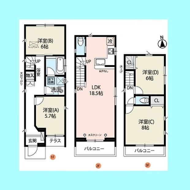 現況と図面が異なる場合は、現況を優先とさせていただきます。