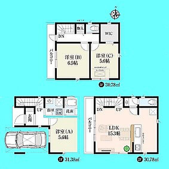 現況と図面が異なる場合は、現況を優先とさせていただきます。