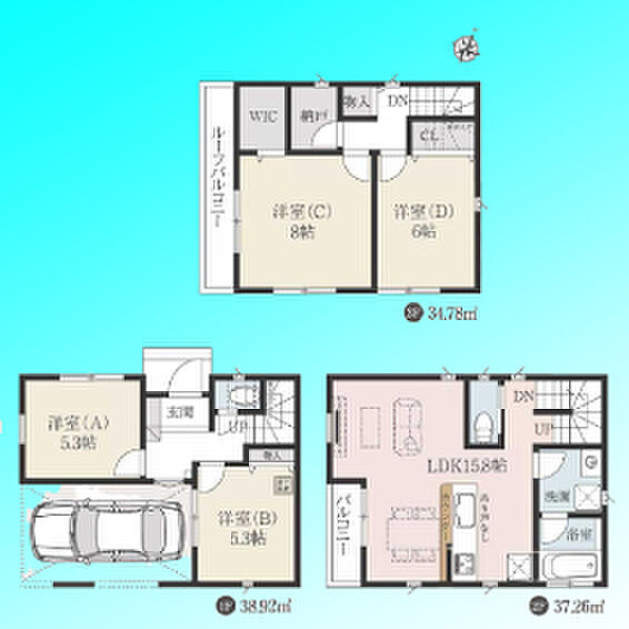 現況と図面が異なる場合は、現況を優先とさせていただきます。