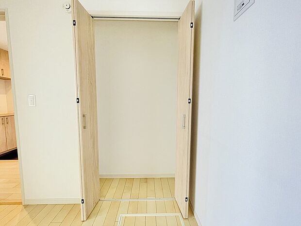 部屋に設けた収納は、住みやすさへのこだわり。 
