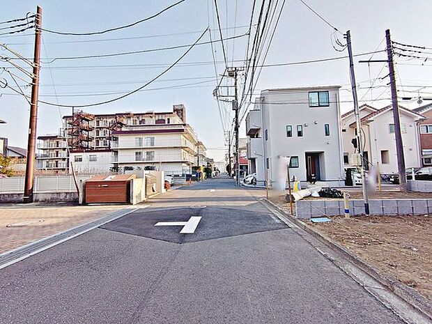 前面道路含む現地写真 