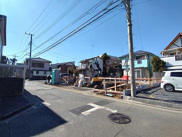前面道路含む現地写真 