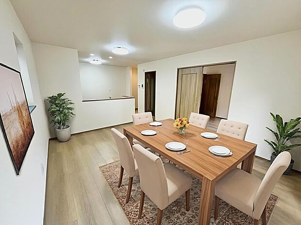 CGで家具を配置しております。家具配置のイメージにご覧ください。