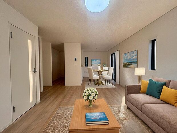 CGで家具を配置しております。家具配置のイメージにご覧ください。