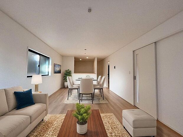 CGで家具を配置しております。家具配置のイメージにご覧ください。