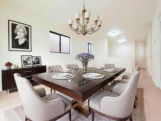 CGで家具を配置しております。家具配置のイメージにご覧ください。