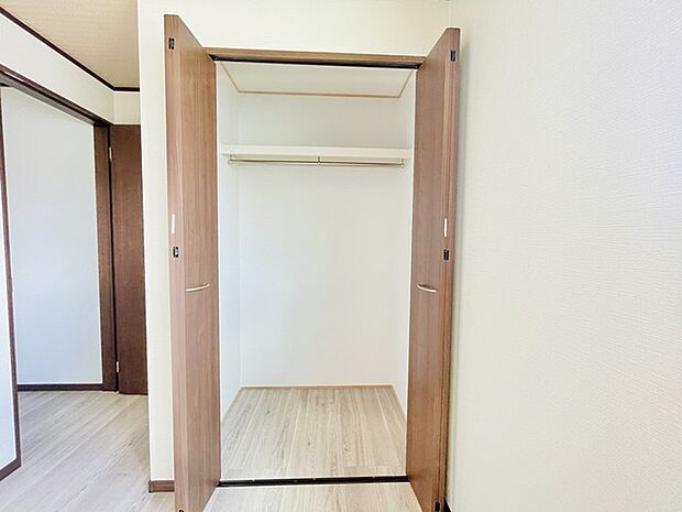 部屋に設けた収納は、住みやすさへのこだわり。