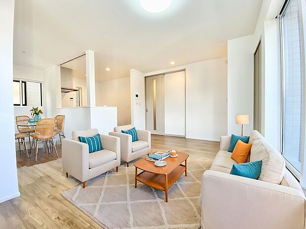 CGで家具を配置しております。家具配置のイメージにご覧ください。