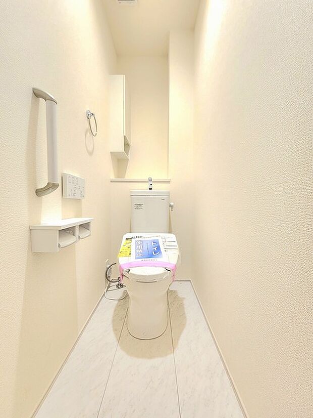新築戸建てなら今や標準装備は当たり前。気持ちいいウォシュレット機能。