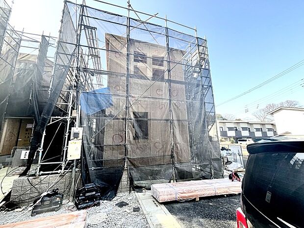 現地建設中写真