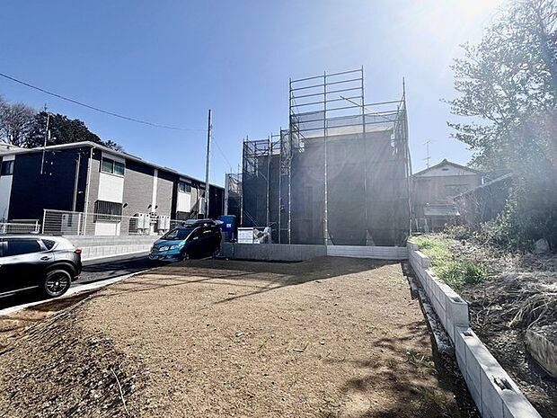 現地建設中写真