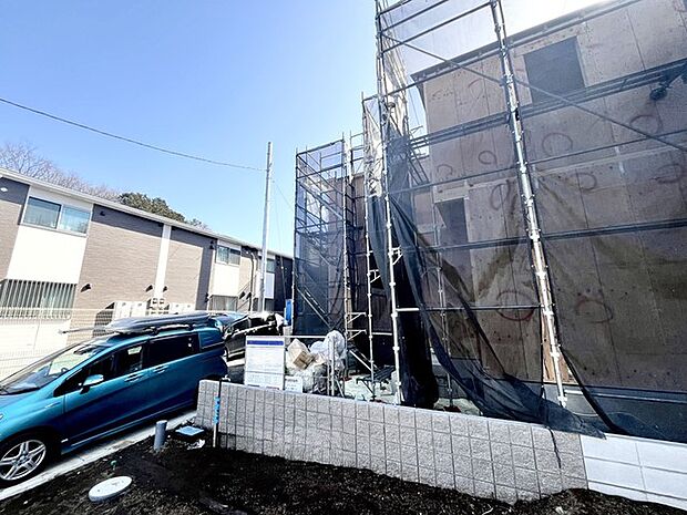 現地建設中写真