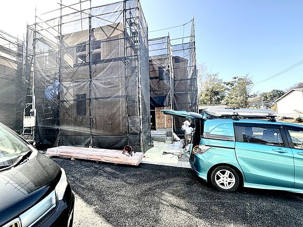 現地建設中写真