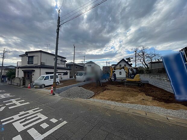 現地土地写真(完成2026年7月中旬予定)