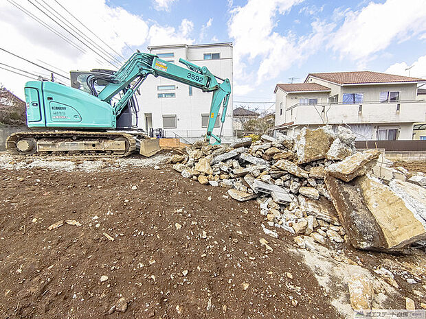 3区画、4区画間 瓦礫撤去予定