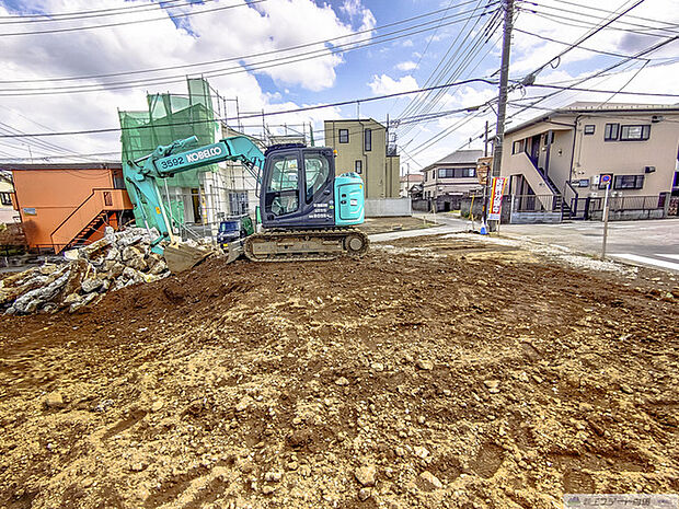 区画奥から、4、5区画_南方向