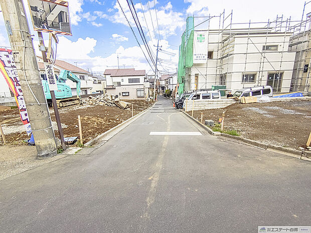 分譲地前_西側公道_東方向