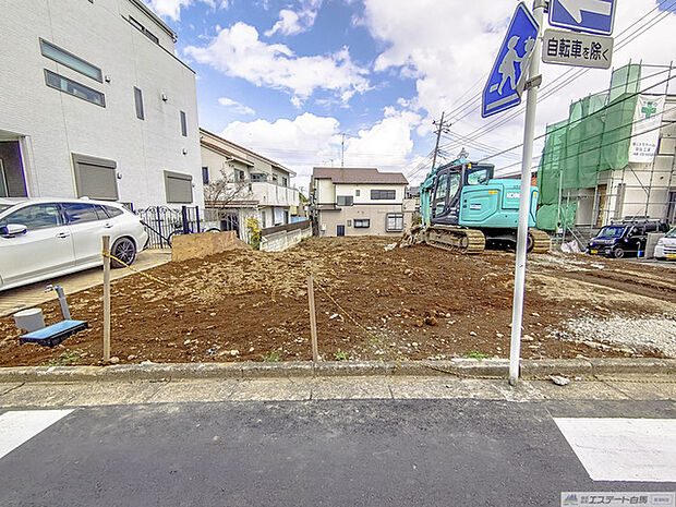 5区画正面 公道側から