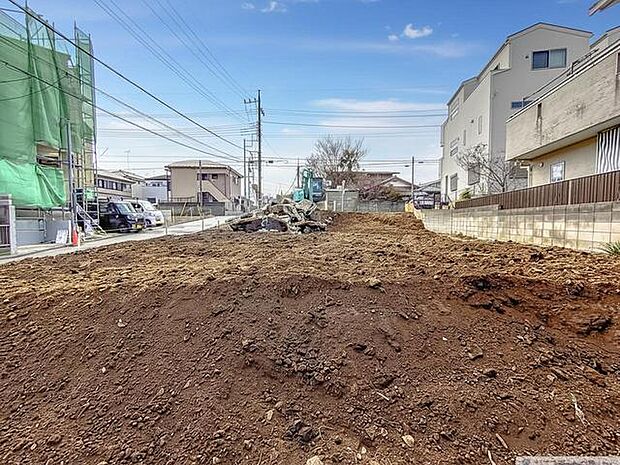 1区画から分譲地全景