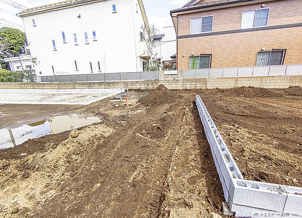 2区画から1区画前面協定道路部分