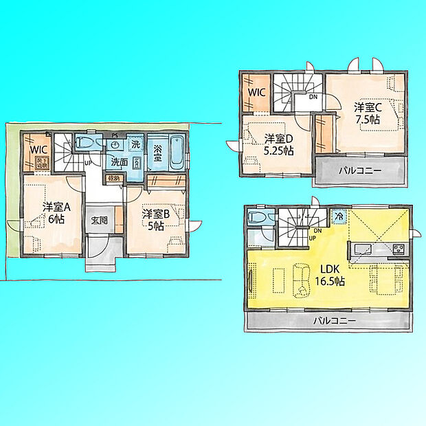 現況と図面が異なる場合は、現況を優先とさせていただきます。