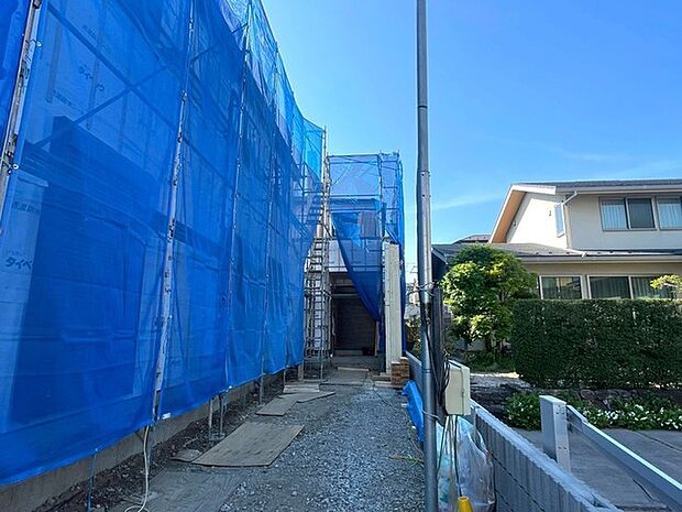 現地外観(建築中)