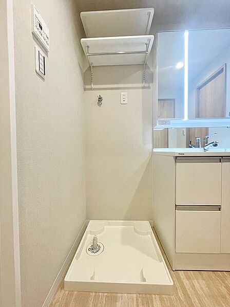 洗濯機防水パンがあります。