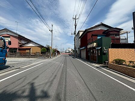 前面道路含む現地写真 