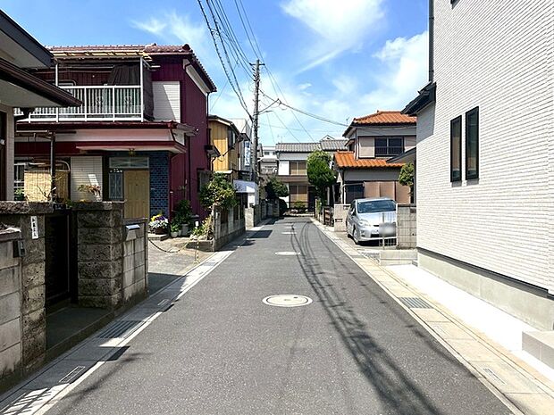 前面道路含む現地写真 