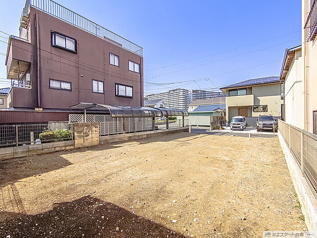 現地土地基礎工事前写真 