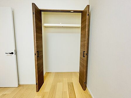 部屋に設けた収納は、住みやすさへのこだわり。