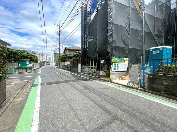 前面道路含む現地写真 