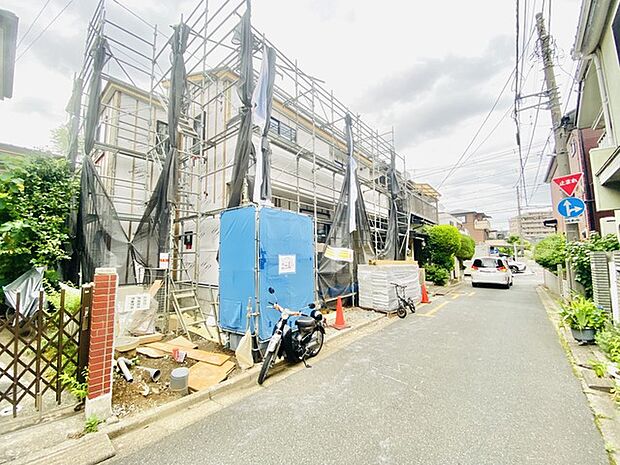 今なら建築中の住まいをご覧いただけます。構造体の質問もお気軽に。 