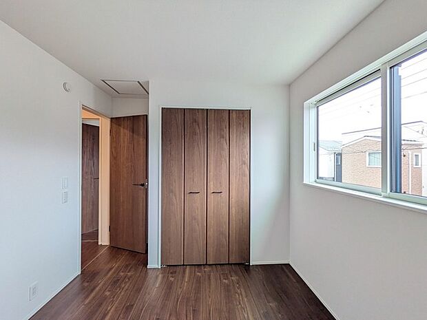 部屋に設けた収納は、住みやすさへのこだわり。 